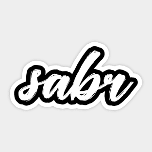 Sabr Sticker